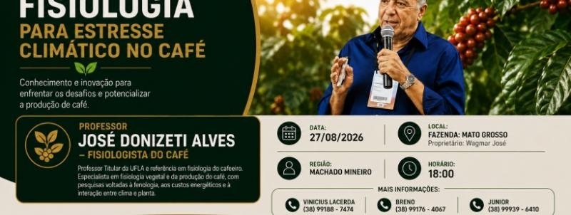 WORKSHOP FISIOLOGIA PARA ESTRESSE CLIMÁTICO NO CAFÉ