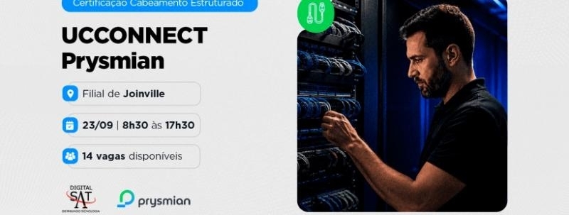 Evento: Certificação Cabeamento Estruturado -  UCCONNECT Prysmian | Joinville