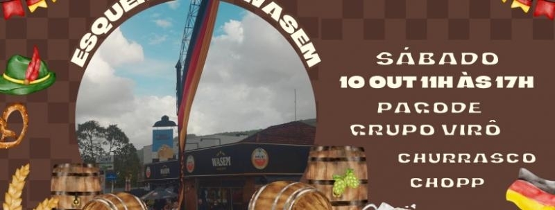 Esquenta Oktober na Wasem com Churrasco e Chopp liberado