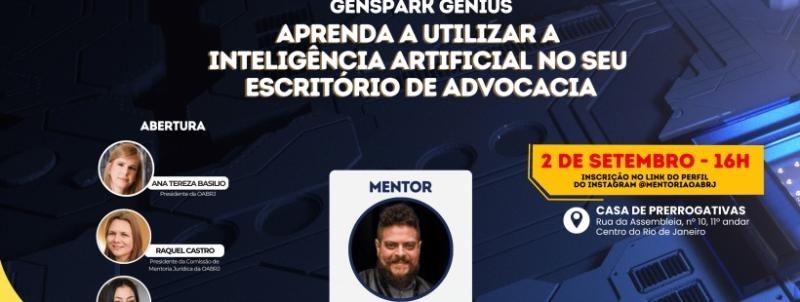 Evento: Genspark Genius: Aprenda a utilizar a IA no seu Escritório de Advocacia - Casa de Prerrogativas