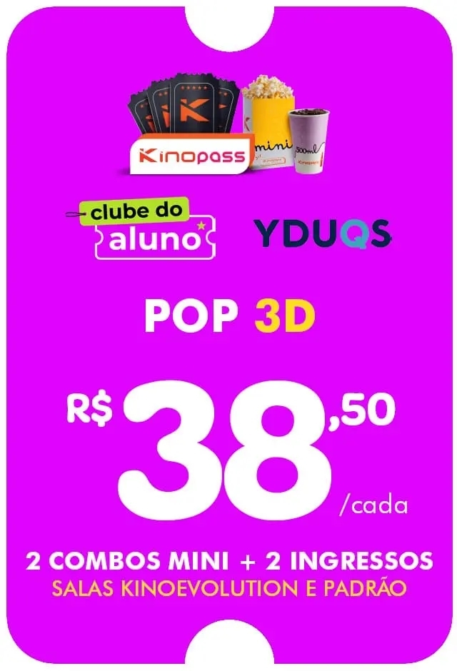 Movie: Clube do Aluno – POP 3D - 31/12/2026