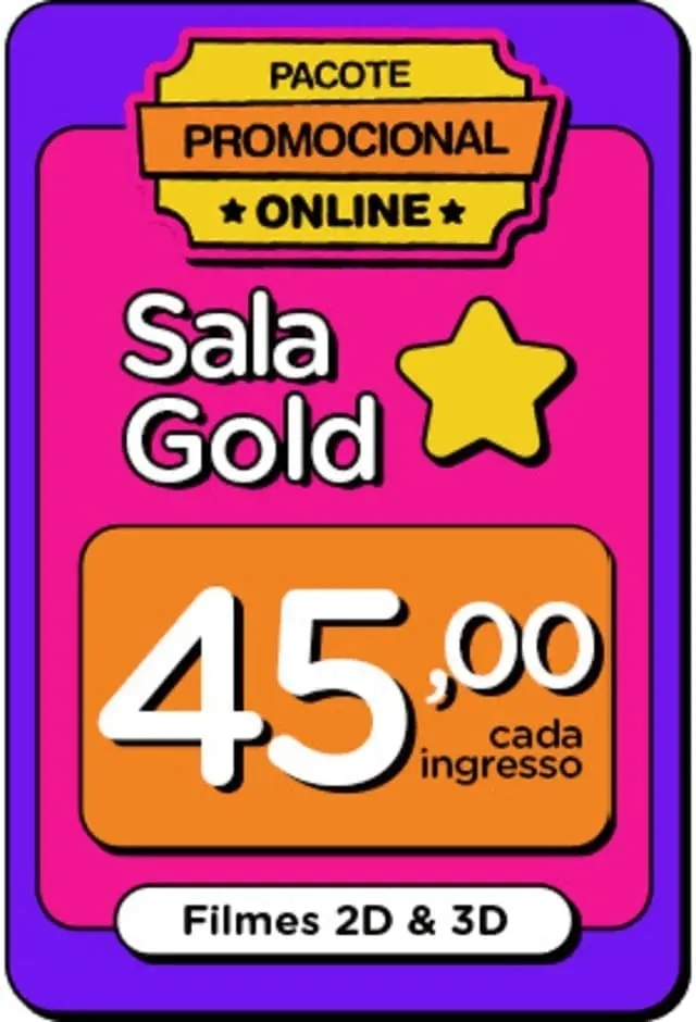 Movie: CineShow Sala GOLD - 21/10/2026