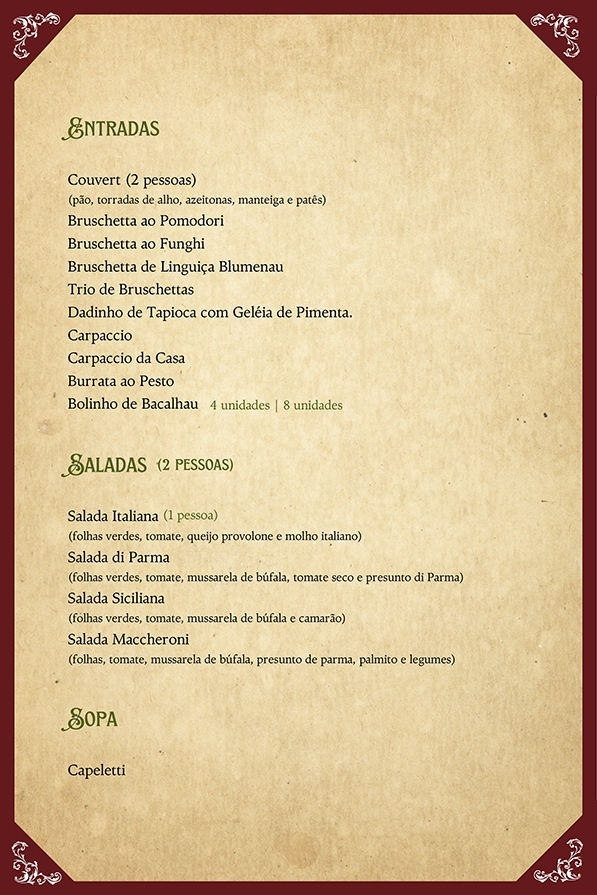 Restaurante: Maccheroni Trattoria