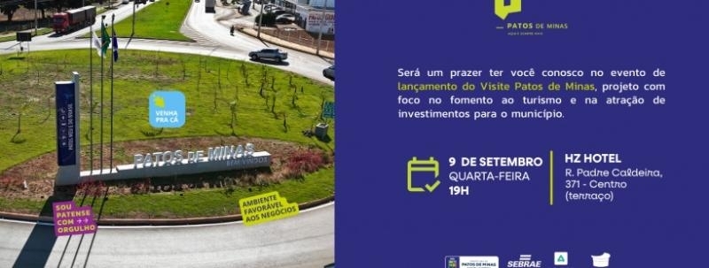 Lançamento Visite Patos de Minas