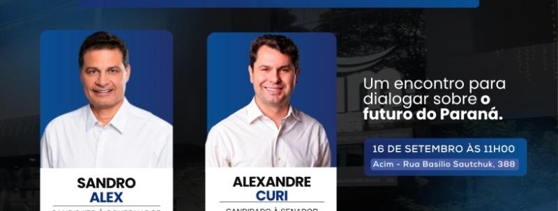 Recepção Sandro Alex e Alexandre Curi na Acim