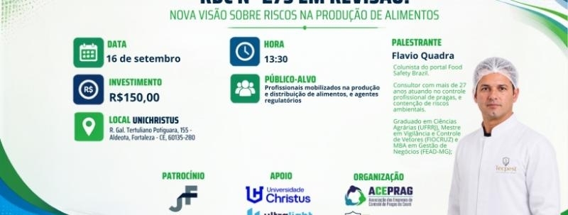 Evento: NOVA BPF: revisão da RDC Nº275 ANVISA