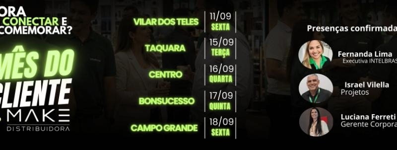 HAPPY HOUR MÊS DO CLIENTE MAKE CENTRO