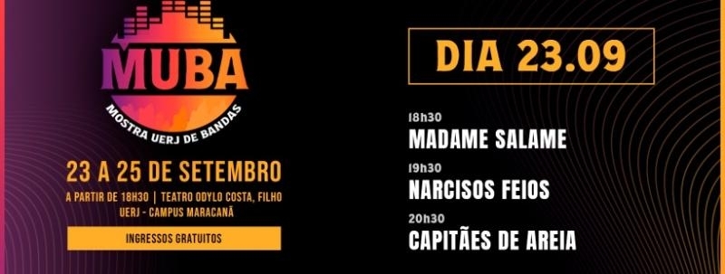 Evento: MUBA ::: 2ª Mostra Uerj de Bandas | Gratuito