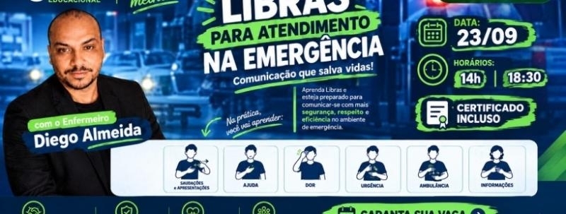Libras para atendimento na emergência
