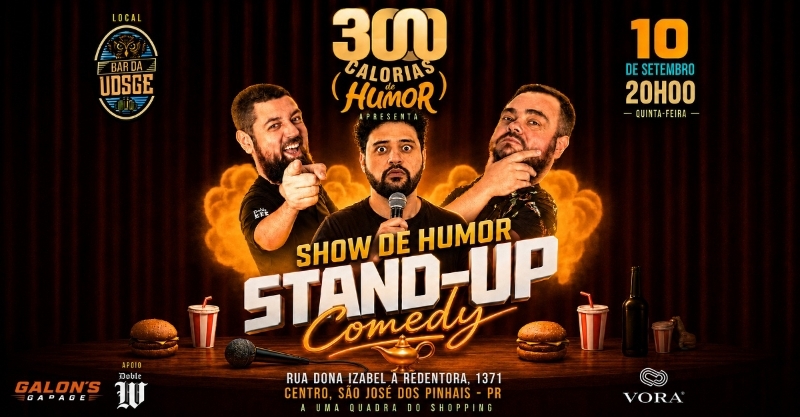 TRÊS MIL CALORIAS | SHOW DE HUMOR STAND-UP COMEDY