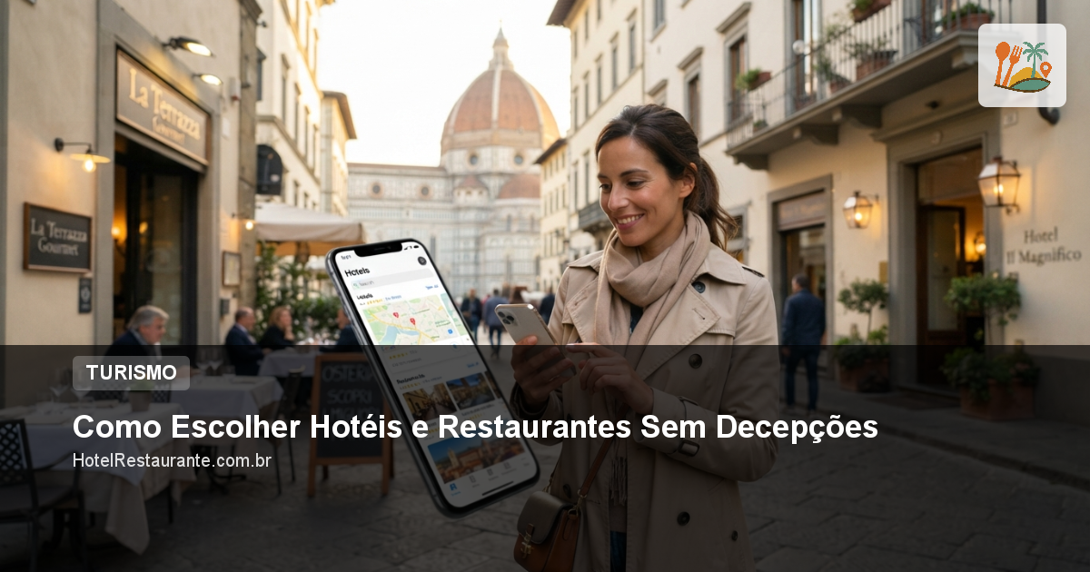 Como Escolher Hotéis e Restaurantes Sem Decepções Como Escolher Hotéis e Restaurantes Sem Decepções