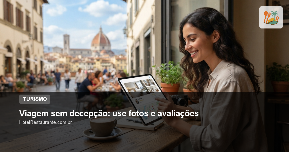 Viagem sem decepção: use fotos e avaliações