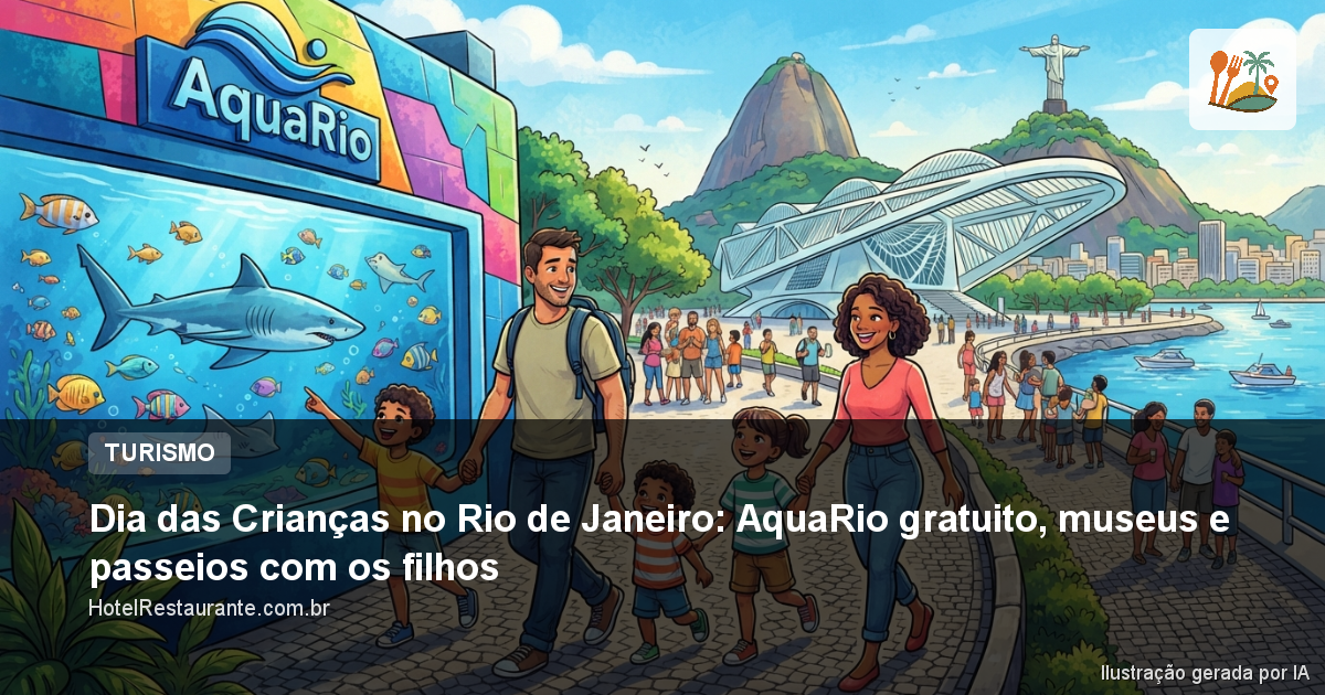 Dia das Crianças no Rio de Janeiro: AquaRio gratuito, museus e passeios com os filhos