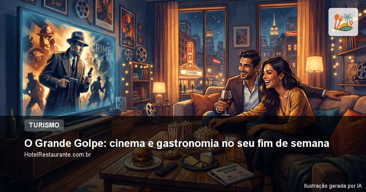 O Grande Golpe: cinema e gastronomia no seu fim de semana