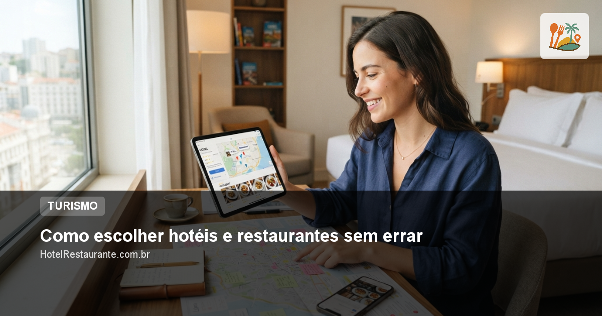 Como escolher hotéis e restaurantes sem errar