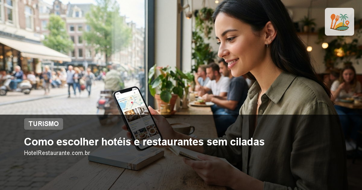 Como escolher hotéis e restaurantes sem ciladas