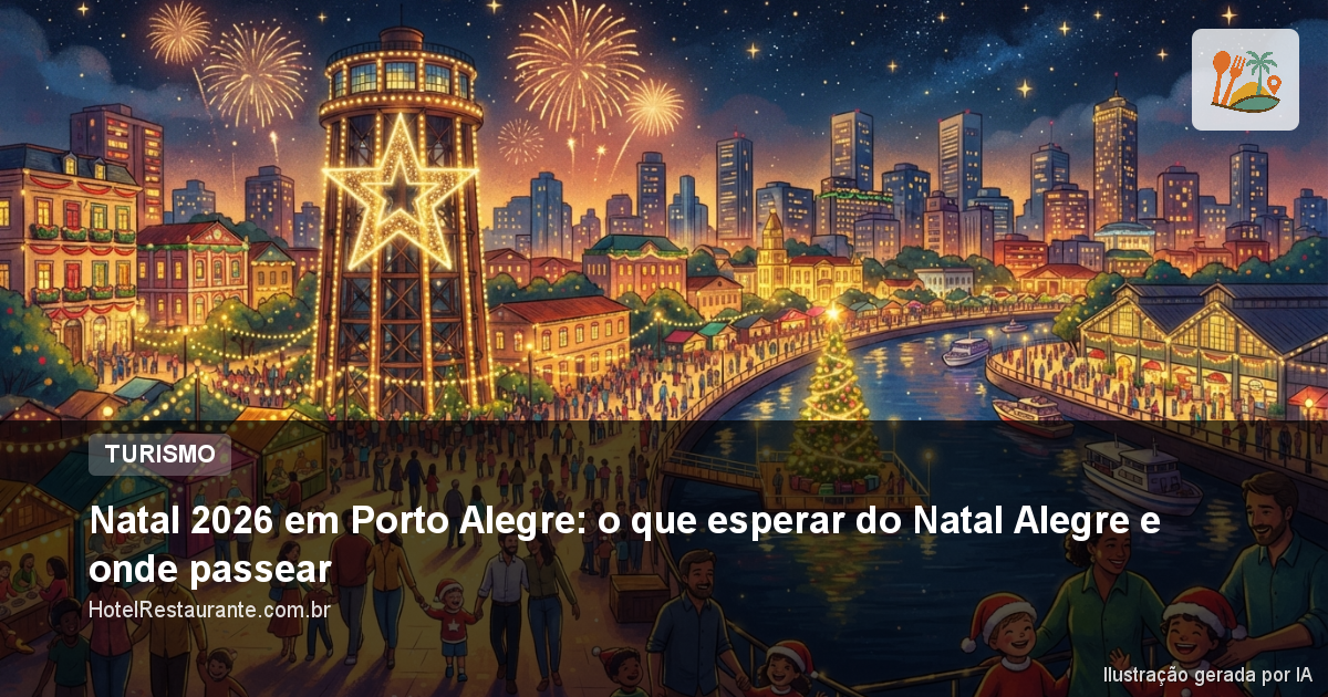 Natal 2026 em Porto Alegre: o que esperar do Natal Alegre e onde passear