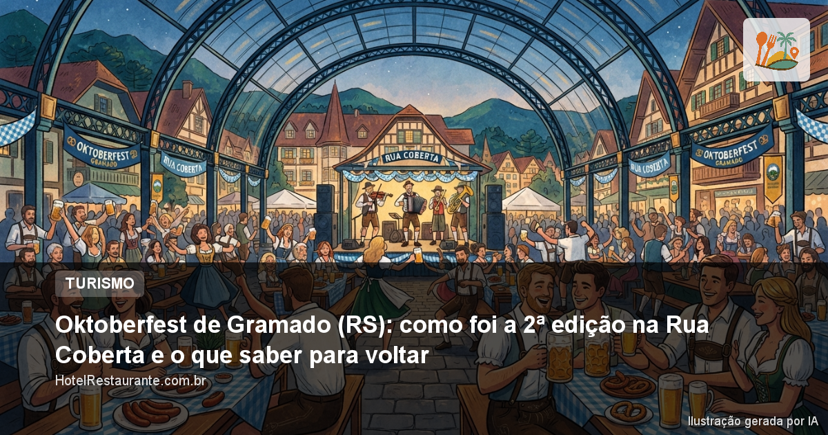 Oktoberfest de Gramado (RS): como foi a 2ª edição na Rua Coberta e o que saber para voltar