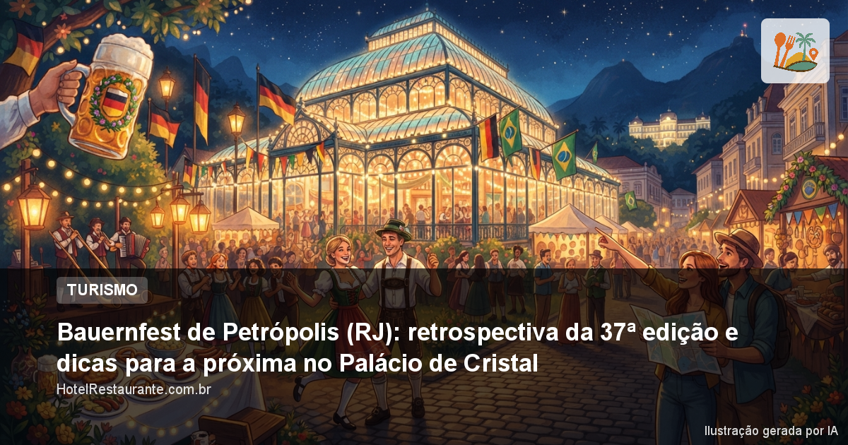 Bauernfest de Petrópolis (RJ): retrospectiva da 37ª edição e dicas para a próxima no Palácio de Cristal