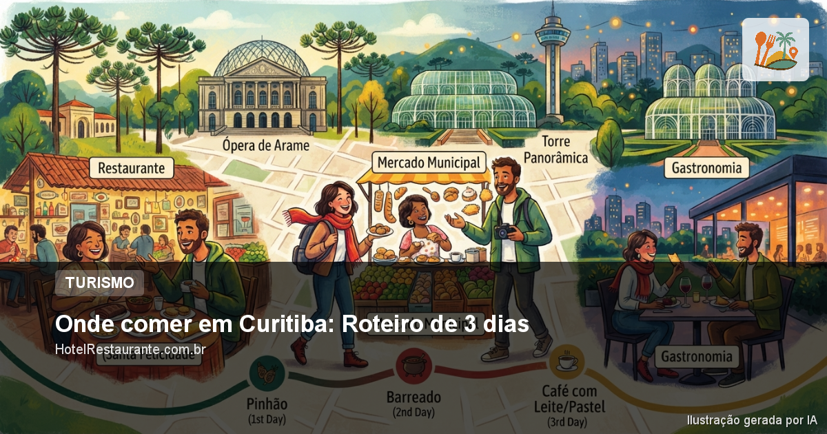 Onde comer em Curitiba: Roteiro de 3 dias