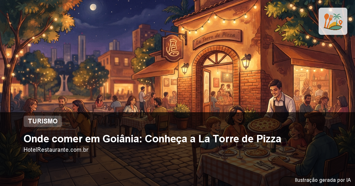 Onde comer em Goiânia: Conheça a La Torre de Pizza