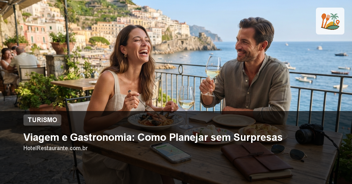 Viagem e Gastronomia: Como Planejar sem Surpresas
