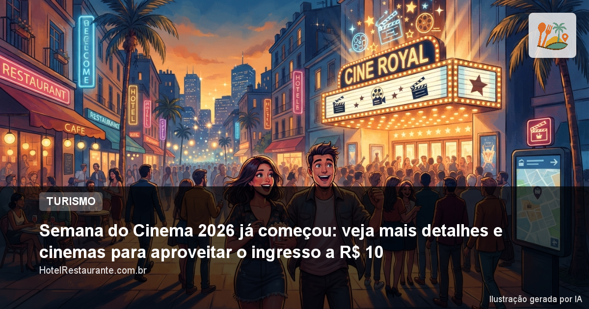 Semana do Cinema 2026 já começou: veja mais detalhes e cinemas para aproveitar o ingresso a R$ 10