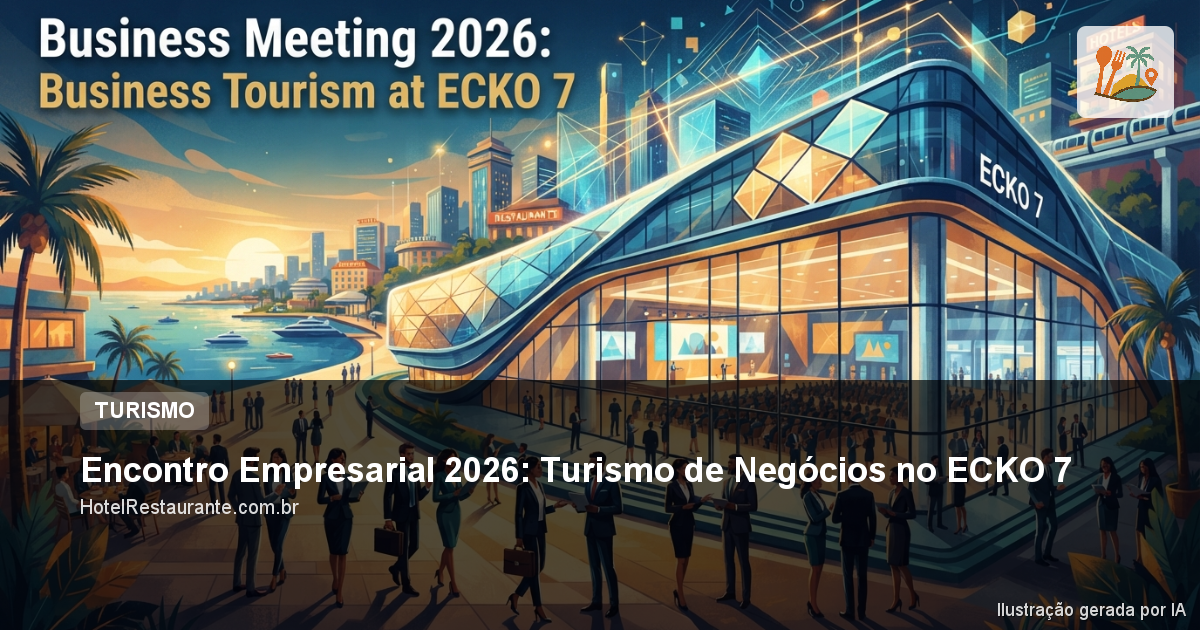 Encontro Empresarial 2026: Turismo de Negócios no ECKO 7