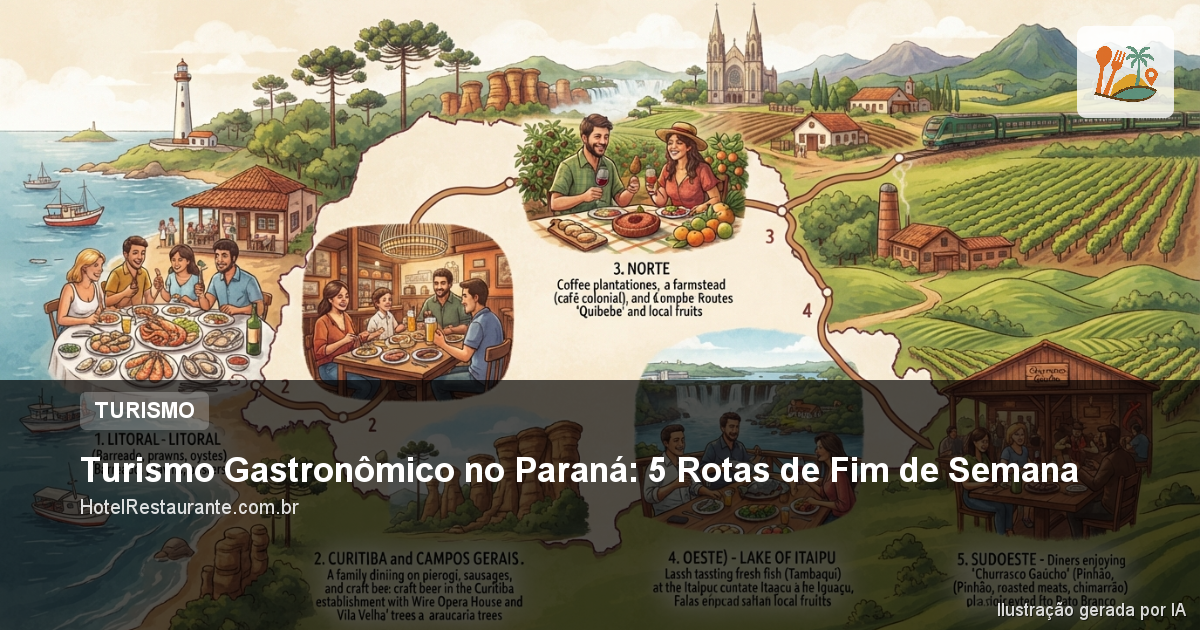 Turismo Gastronômico no Paraná: 5 Rotas de Fim de Semana
